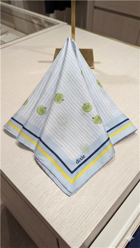 Dixie Pañuelo cuadrado sedoso manzanas