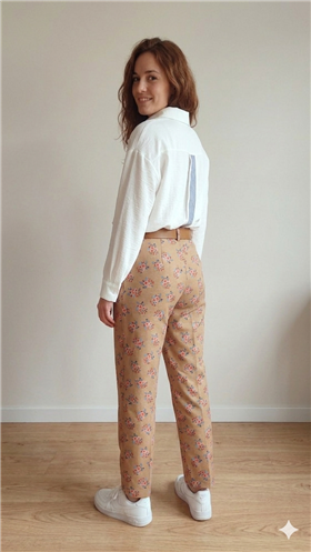 Dixie Pantalón estampado flor