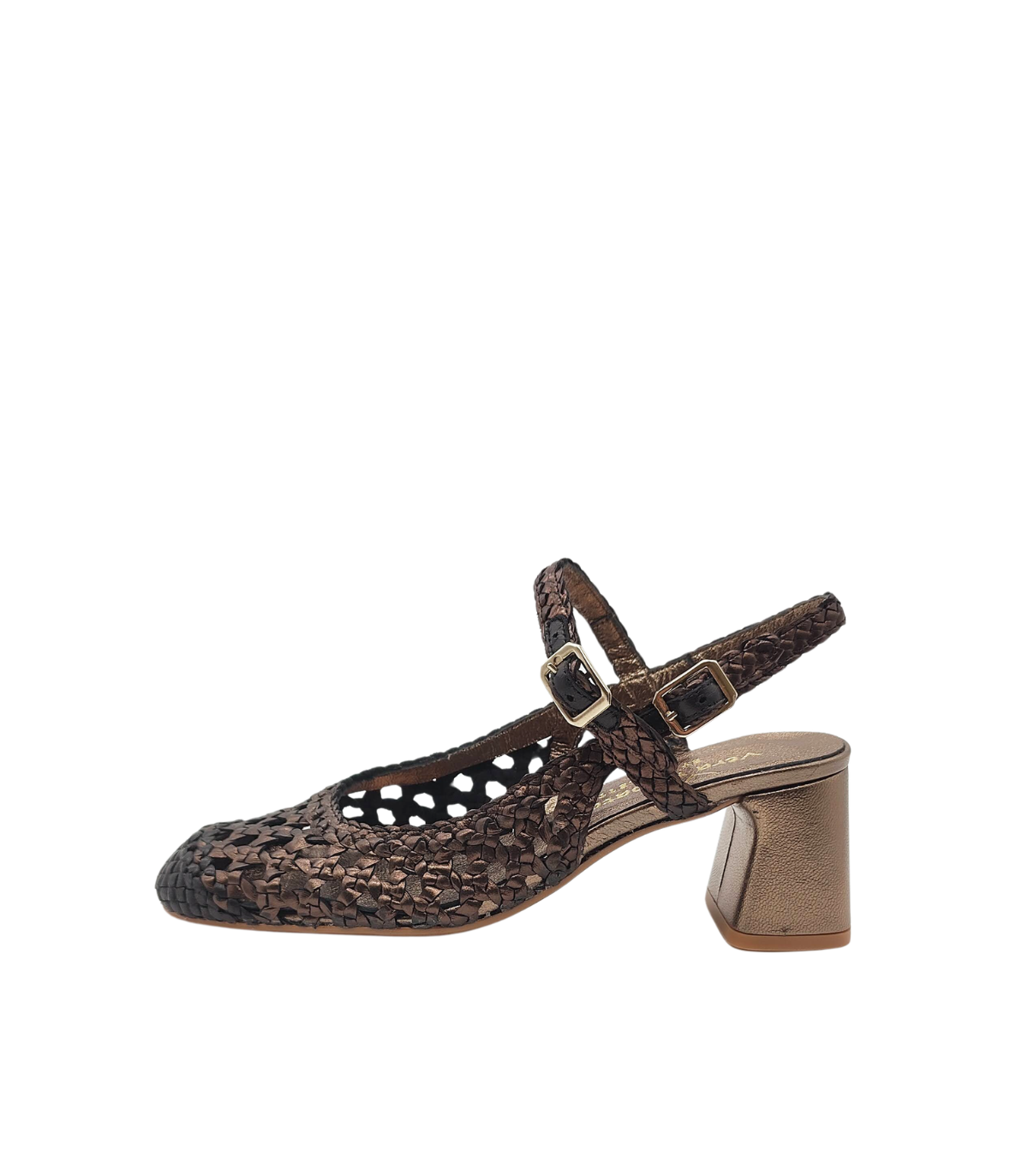 Vera Rebato Zapato destalonado de rafia natural