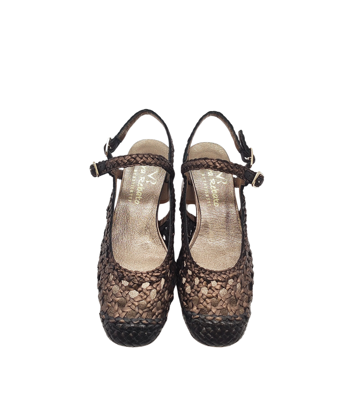 Vera Rebato Zapato destalonado de rafia natural