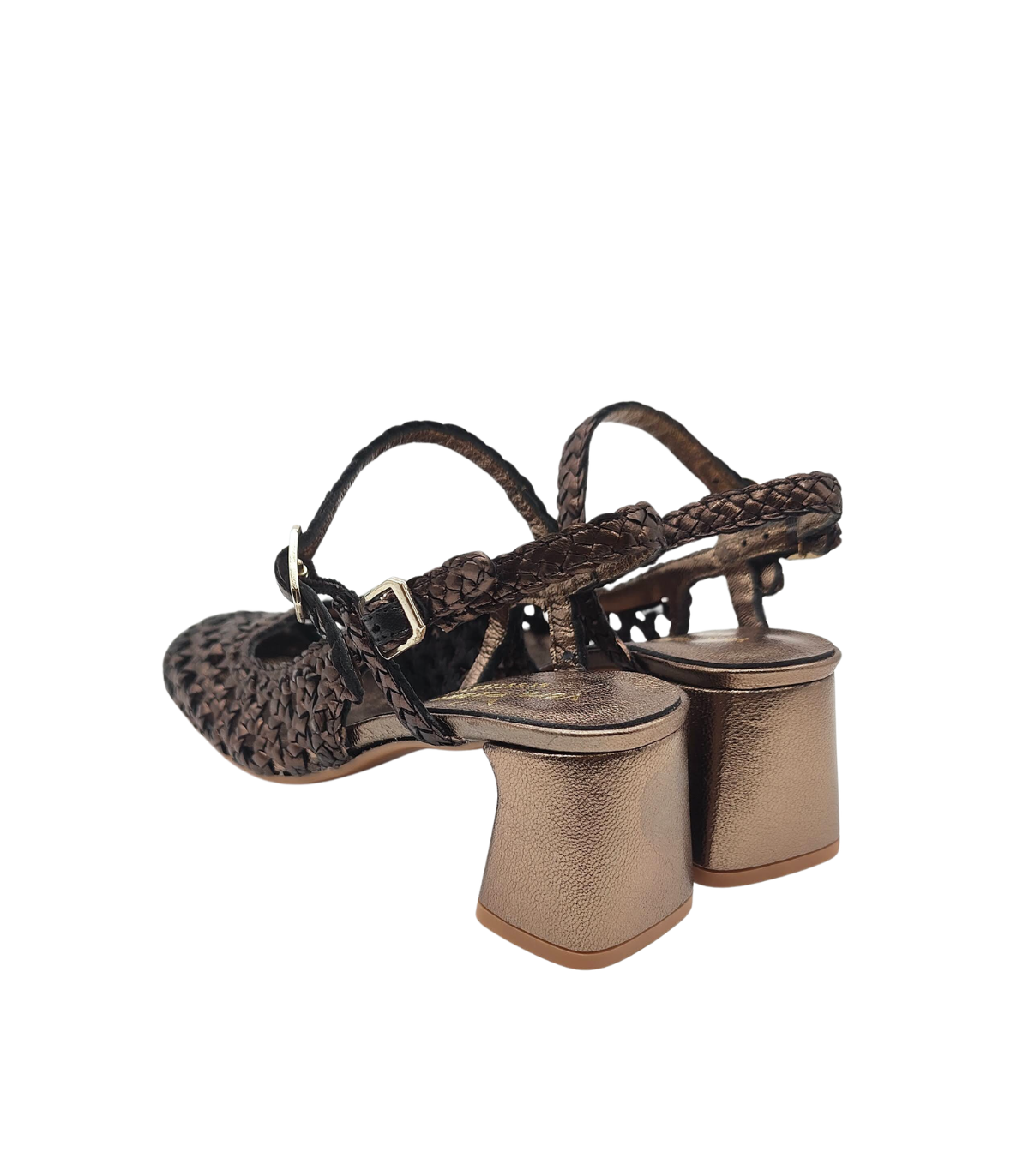 Vera Rebato Zapato destalonado de rafia natural