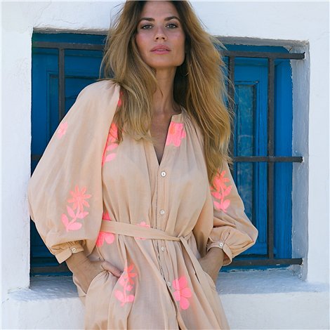 Tartaruga Vestido Cerdeña café