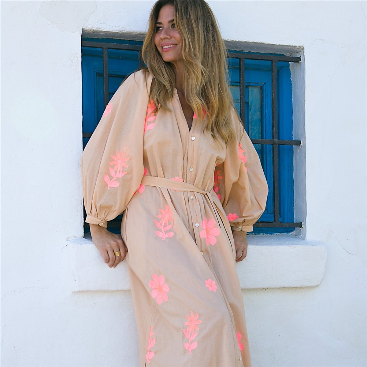 Tartaruga Vestido Cerdeña café