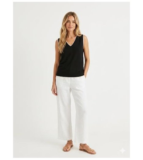 Gerry Blusa negra Bimba sin mangas