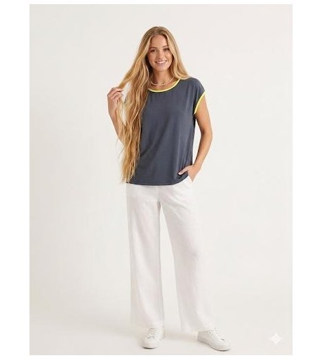 Gerry Camiseta marino Gina con detalle neón