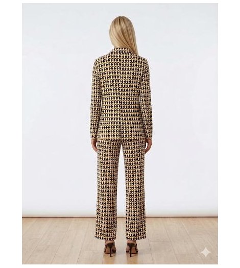 Gerry Blazer ligera Isabella estampado mosaico