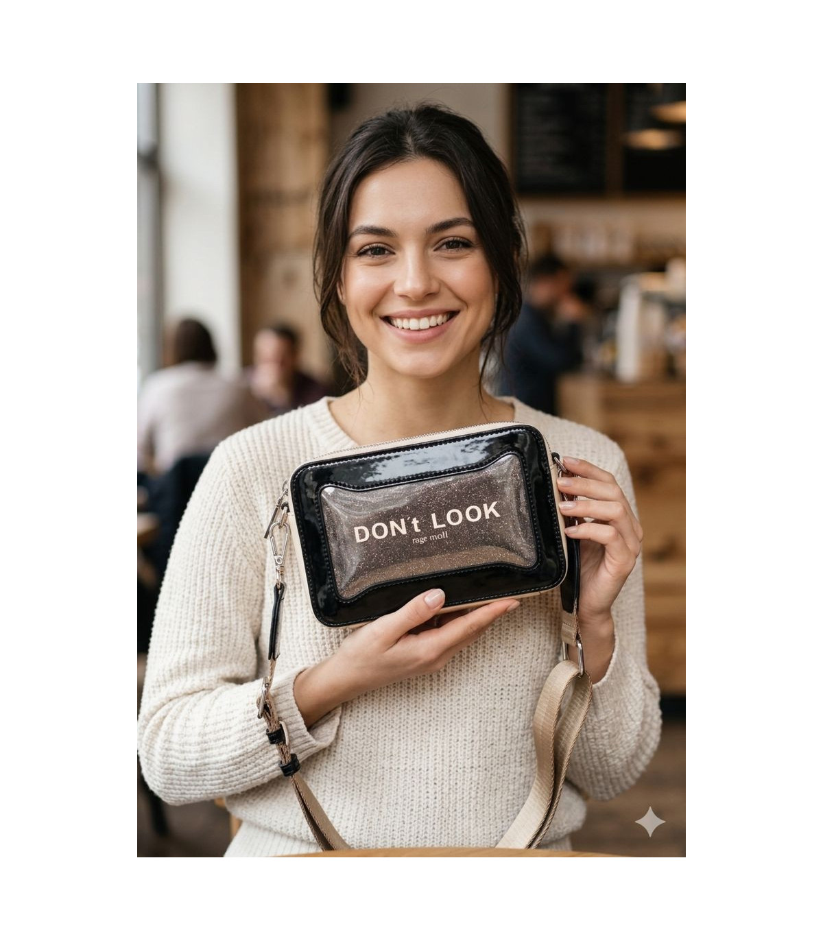 Pepe Moll Bolso bandolera Britney negro