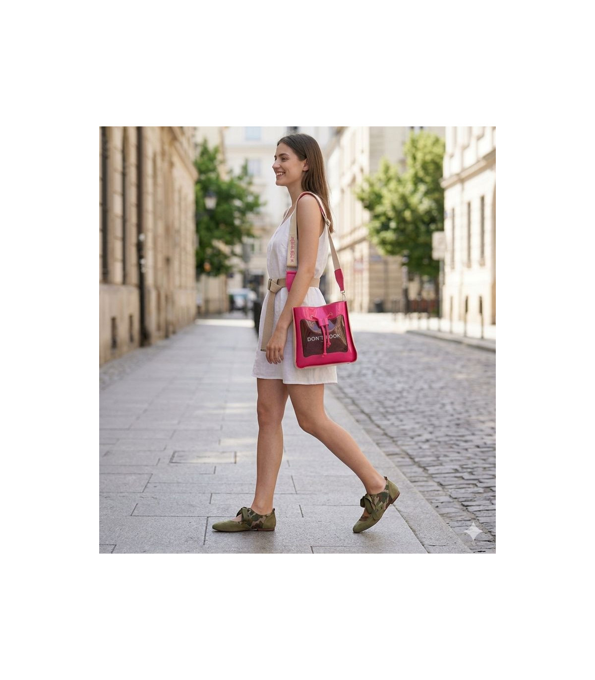 Pepe Moll Bolso cubo Britney fucsia