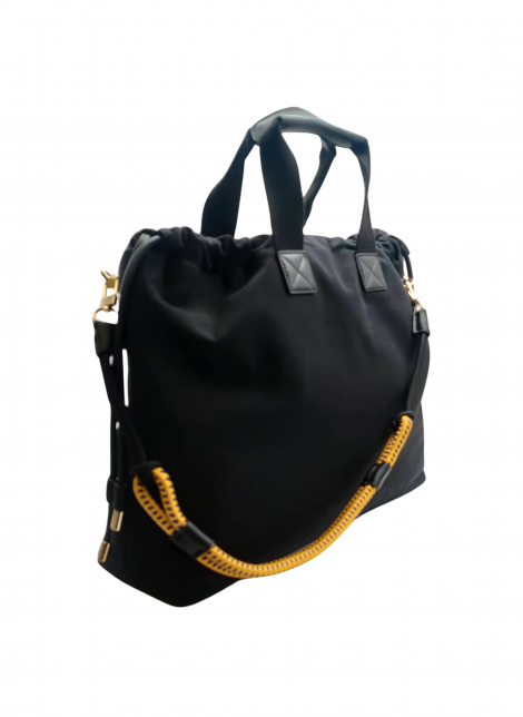 V73 Bolso Shopping negro doble correa