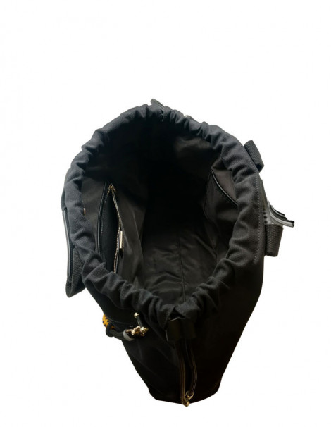 V73 Bolso Shopping negro doble correa