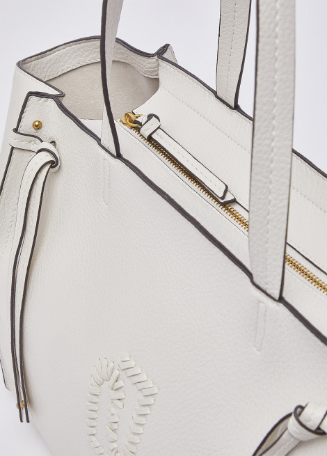 Liu Jo Bolso shopping Lapislazzu blanco roto