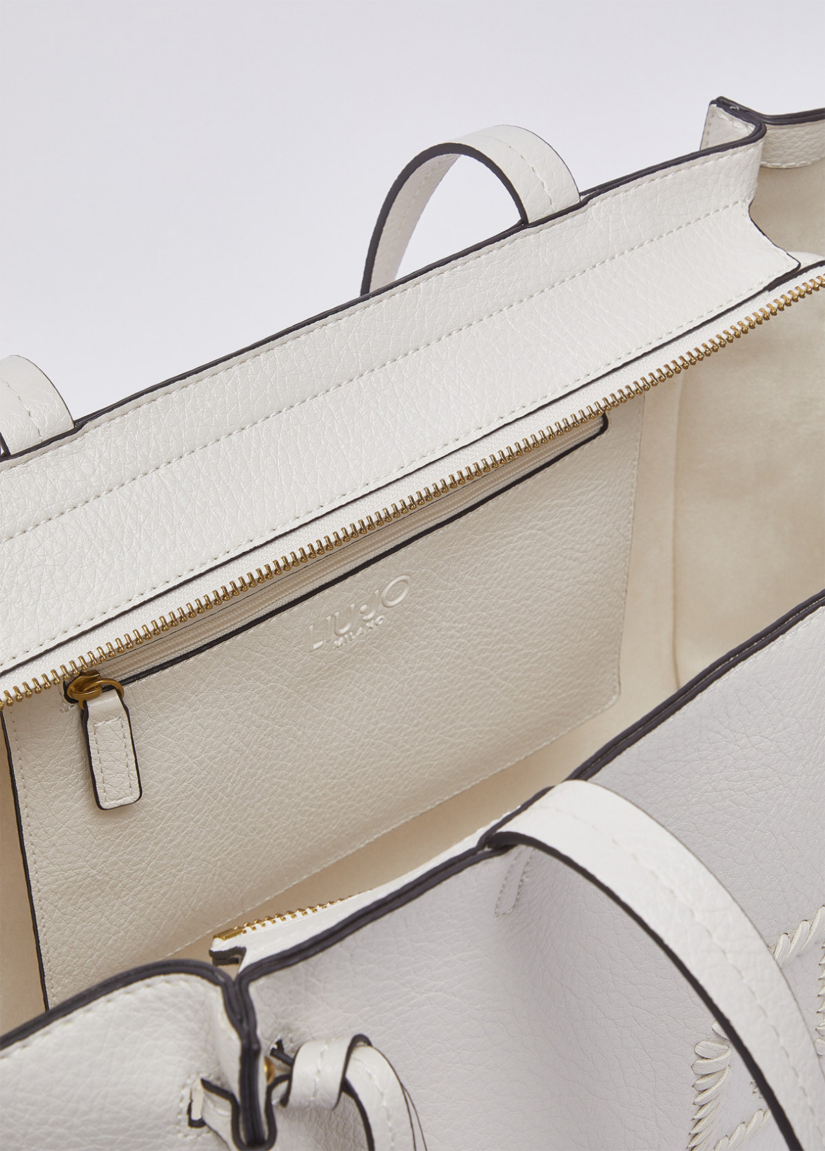 Liu Jo Bolso shopping Lapislazzu blanco roto