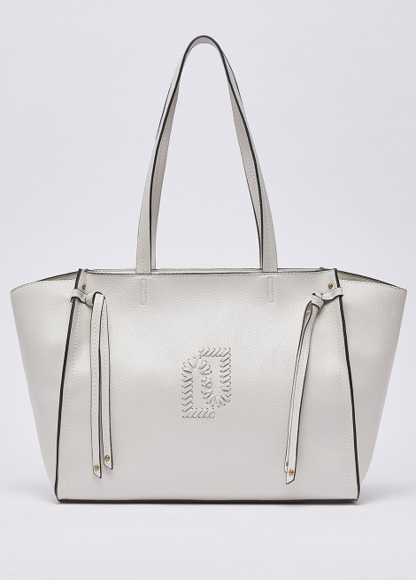 Liu Jo Bolso shopping Lapislazzu blanco roto