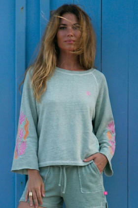 Tartaruga Sudadera Hippie verde