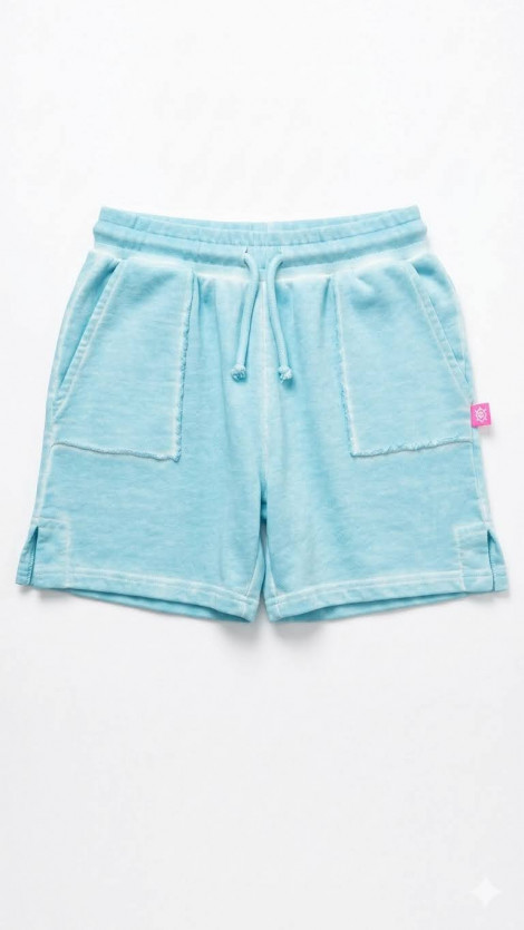 Tartaruga Short vintage color azul