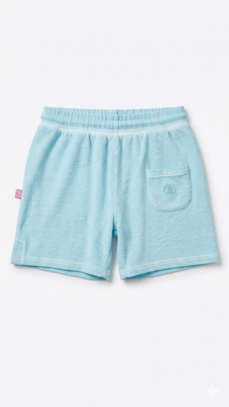 Tartaruga Short vintage color azul