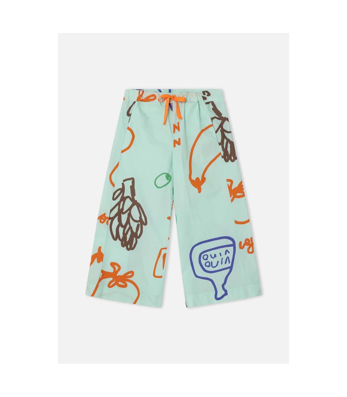 Dr Bloom Pantalón aguamarina estampado