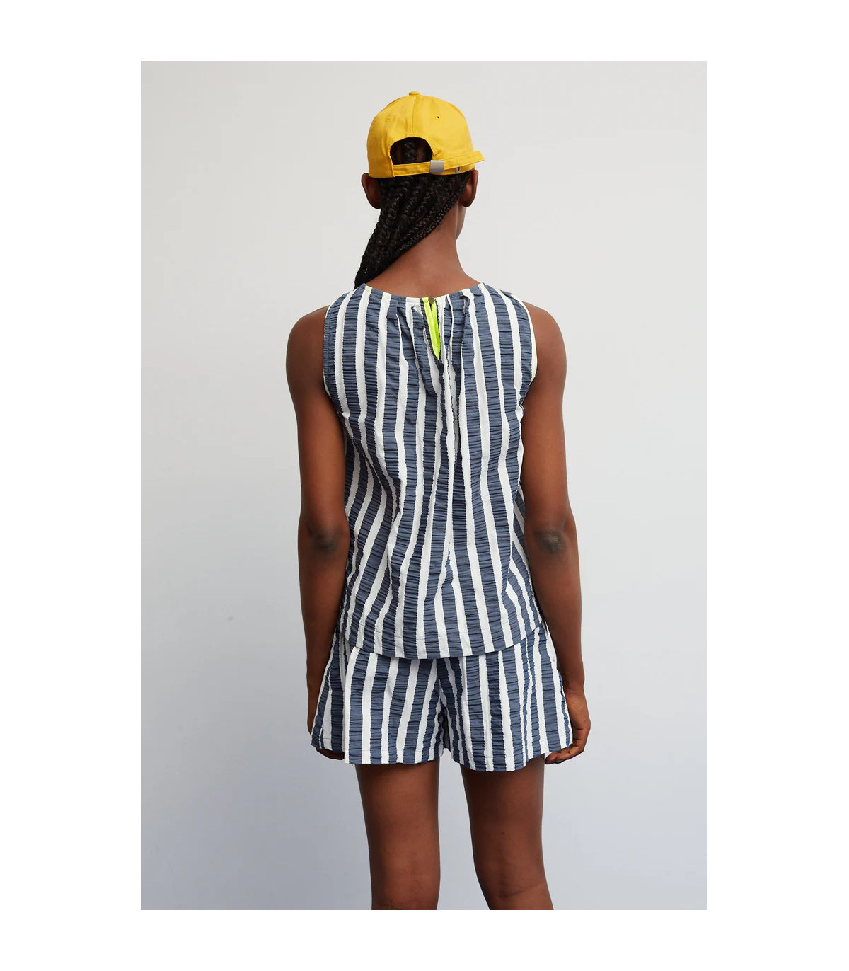 Dr Bloom Blusa de rayas marino