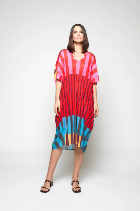 Mercedes De Miguel Vestido kimono Arrosa