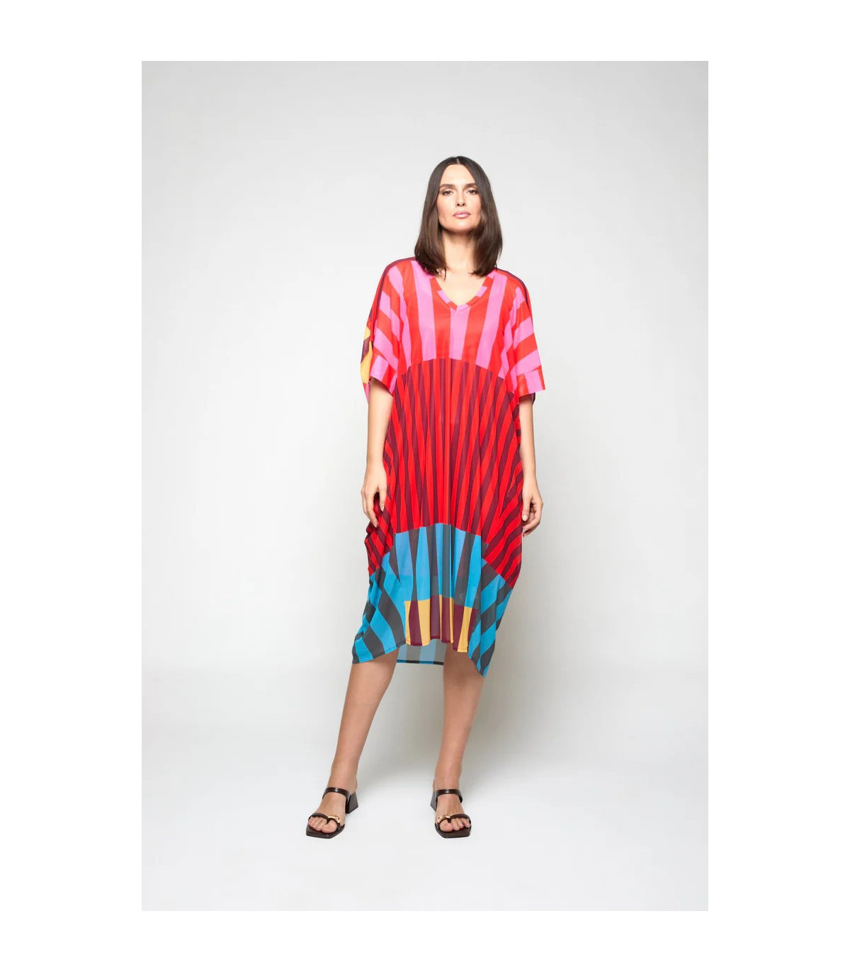 Mercedes De Miguel Vestido kimono Arrosa