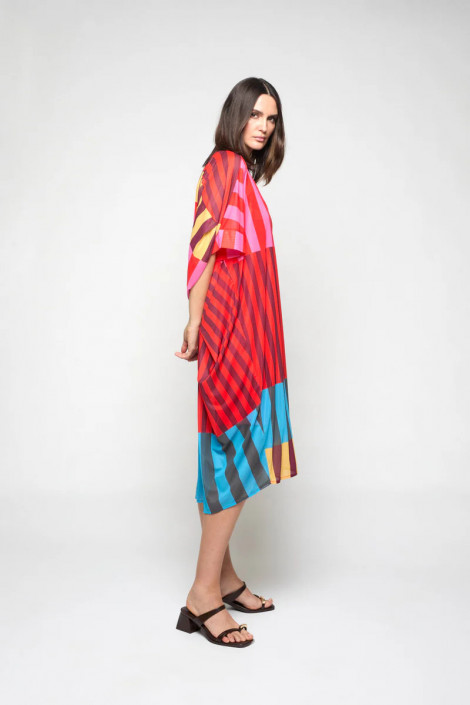Mercedes De Miguel Vestido kimono Arrosa