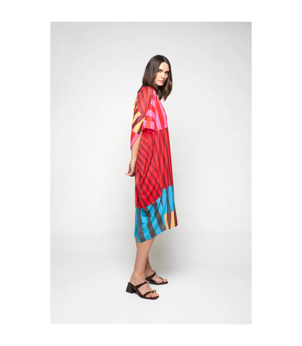 Mercedes De Miguel Vestido kimono Arrosa