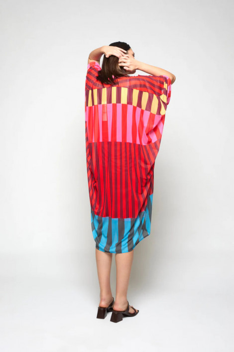 Mercedes De Miguel Vestido kimono Arrosa