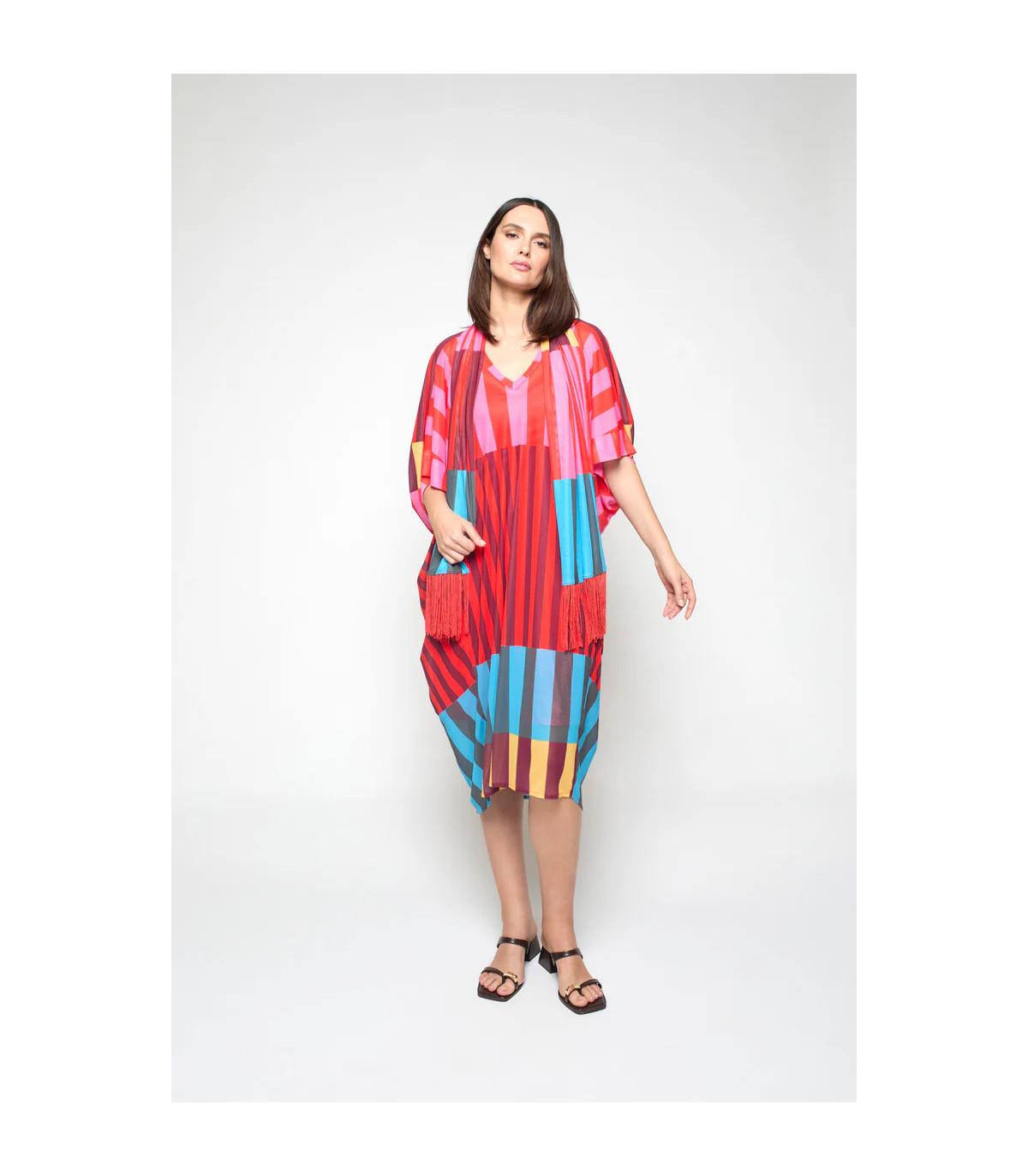 Mercedes De Miguel Vestido kimono Arrosa