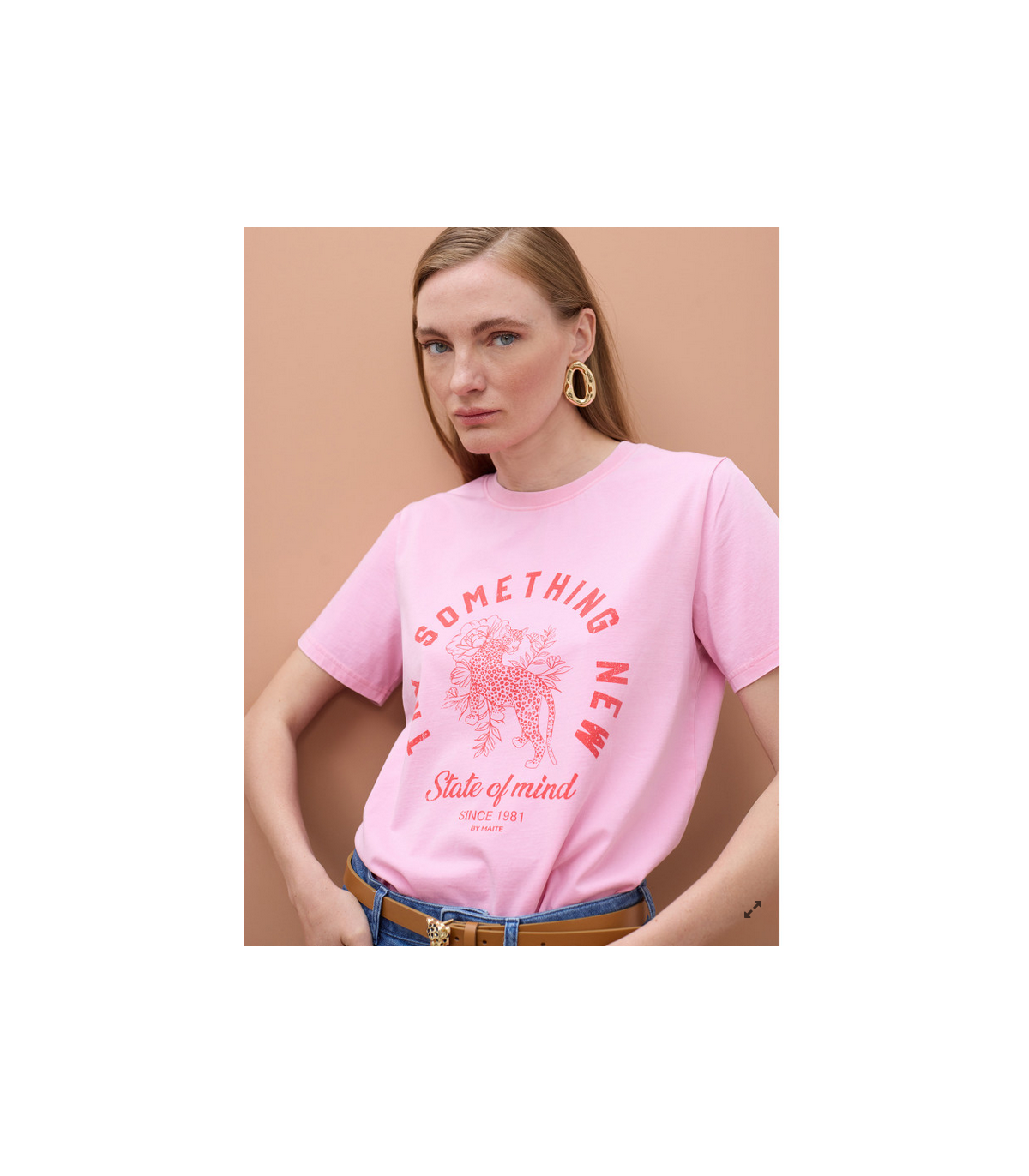 Lola Casademunt Camiseta rosa Try Something New