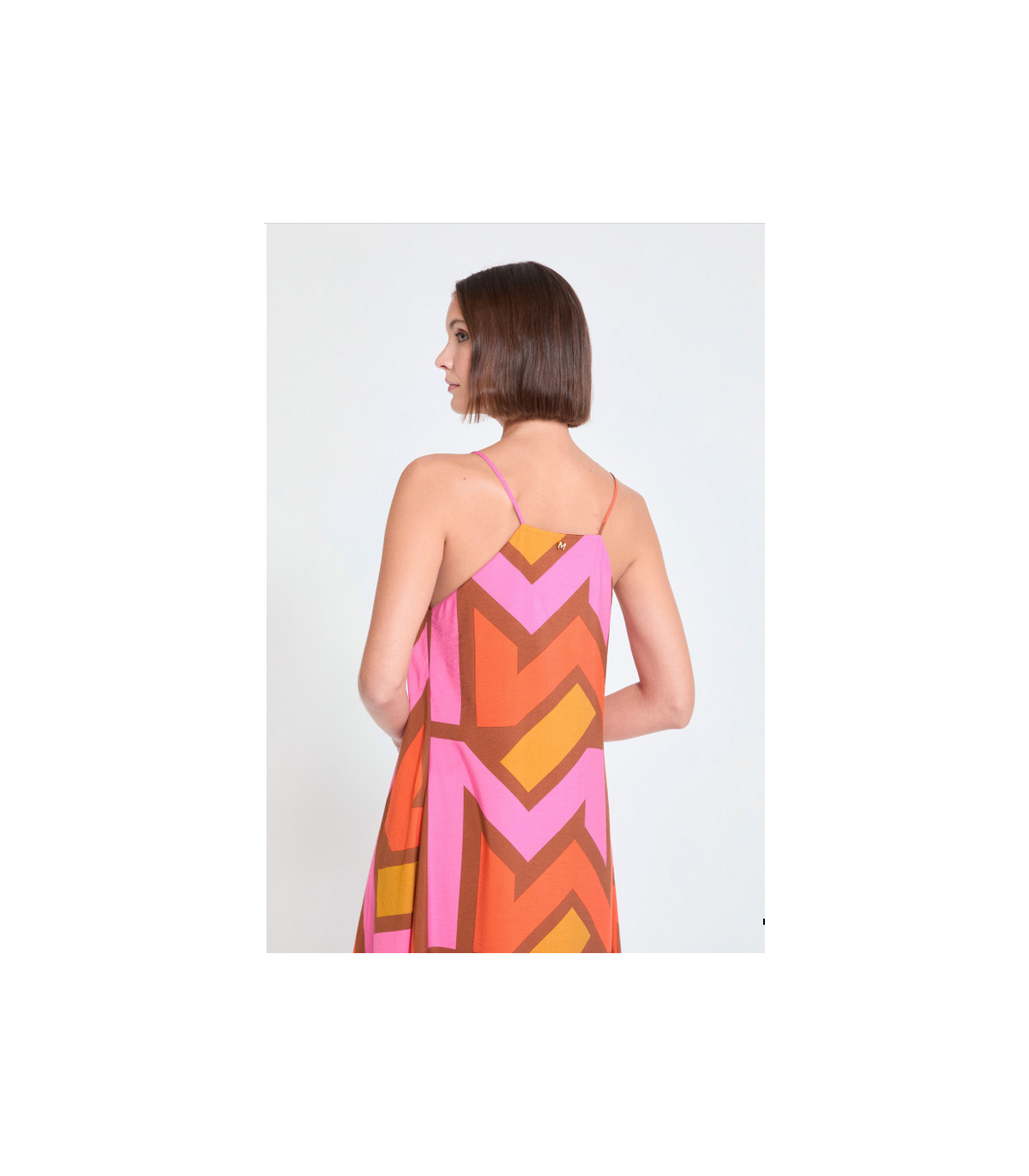 Lola Casademunt Vestido midi estampado de tirantes