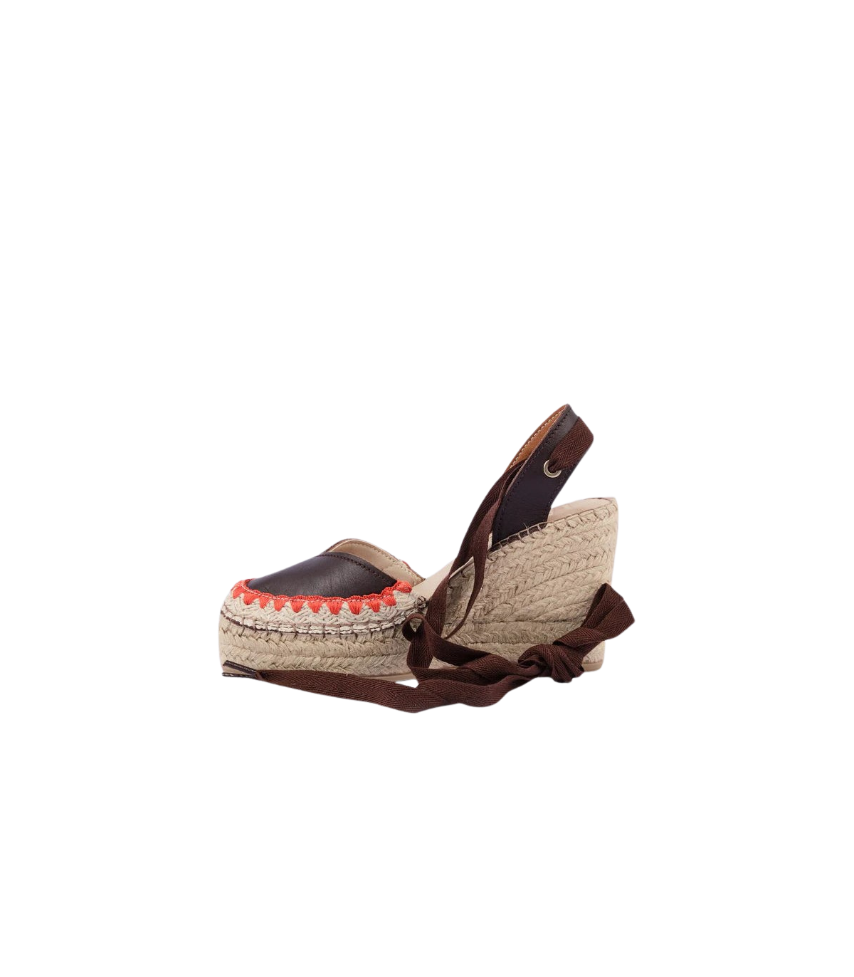 FABIOLAS Cuña Lola piel chocolate