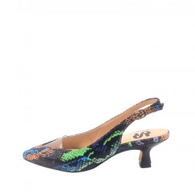 Vosso Moda Zapato destalonado estampado serpiente