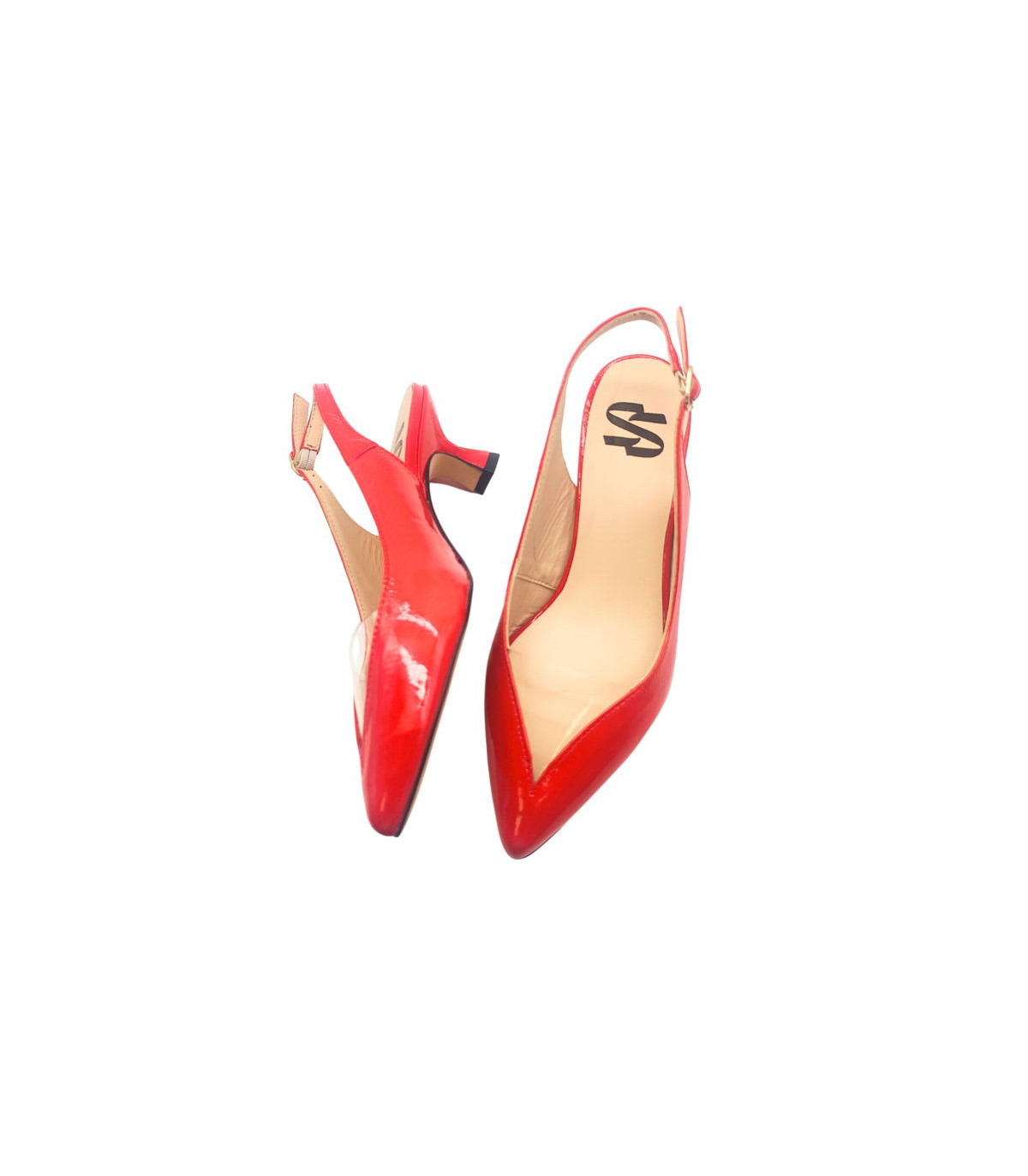 Vosso Moda Zapato destalonado rojo piel