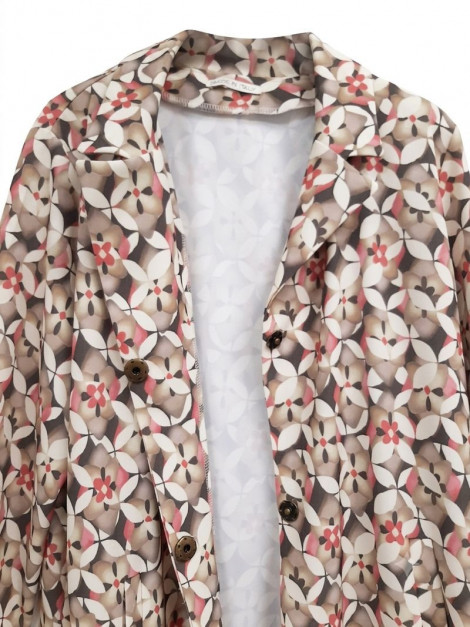 Parole Chaqueta ligera 3/4 estampado flor