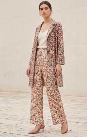 Parole Chaqueta ligera 3/4 estampado flor