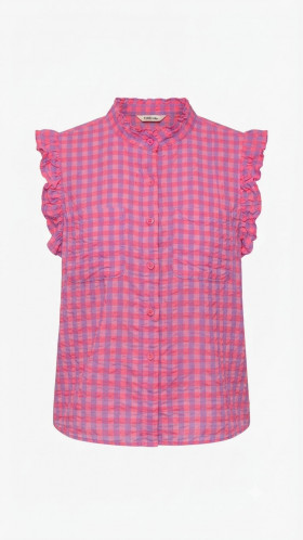 Poeme Blusa con mangas avolantadas rosa-malva