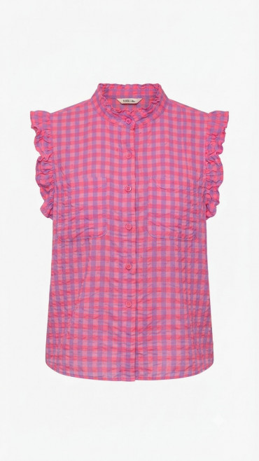Poeme Blusa con mangas avolantadas rosa-malva