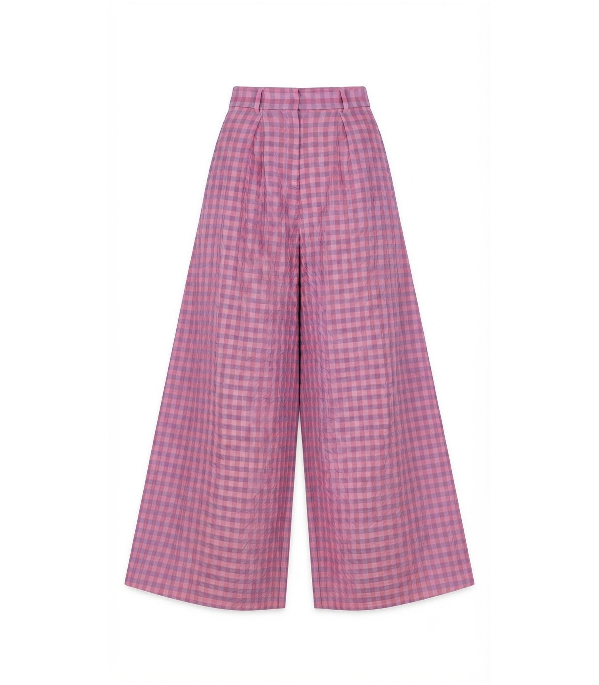 Poeme Pantalón amplio de algodón rosa-malva