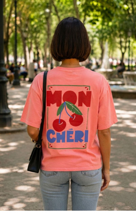 Poheme París Camiseta coral con estampado MON CHERI