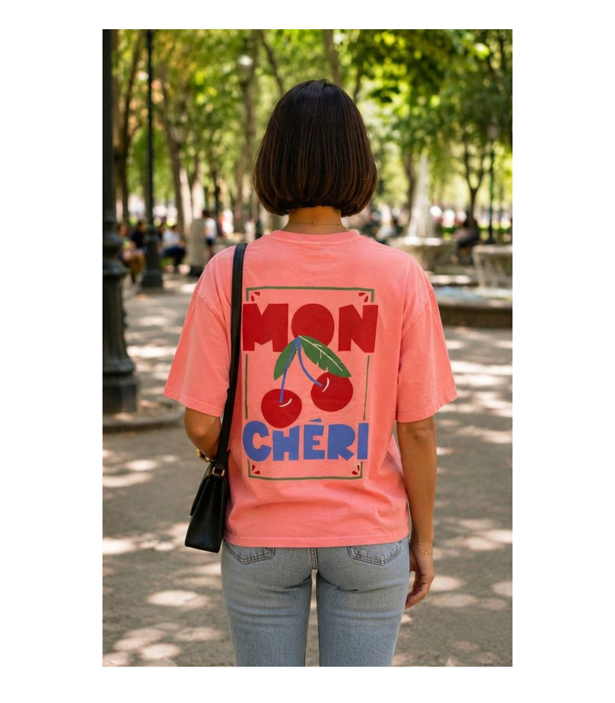 Poheme París Camiseta coral con estampado MON CHERI