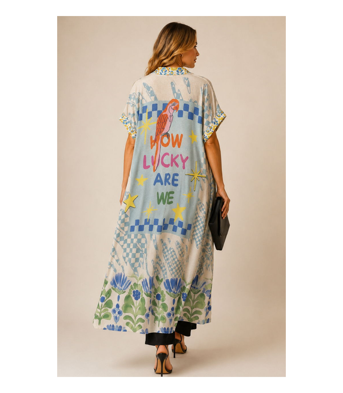 VIN Chaqueta kimono estampado Frida