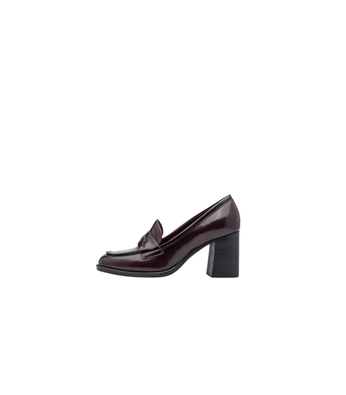 Tamaris Mocasín con tacón y lengueta elegante color burdeos