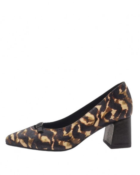 Vosso Moda Zapato de piel estampado lateral