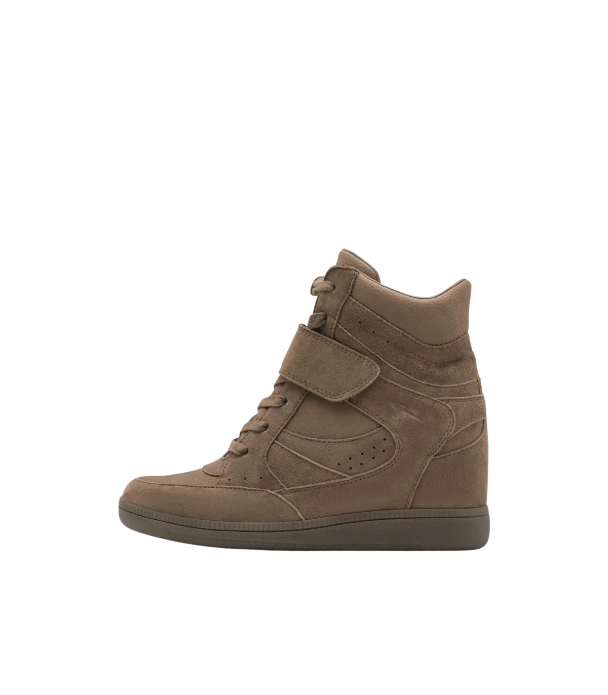 Tamaris Deportivas con cuña taupe
