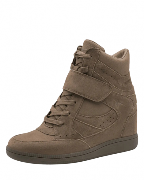 Tamaris Deportivas con cuña taupe