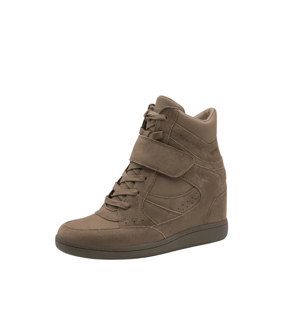 Tamaris Deportivas con cuña taupe