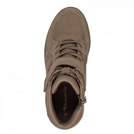 Tamaris Deportivas con cuña taupe