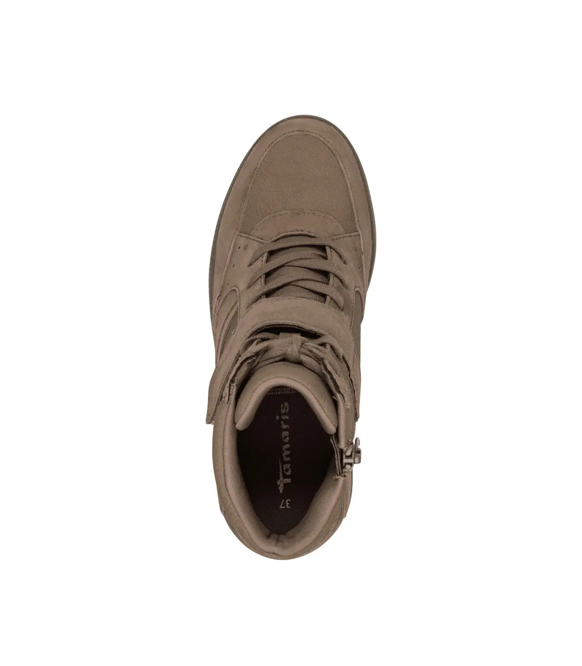 Tamaris Deportivas con cuña taupe