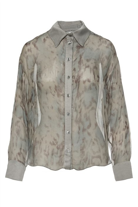 BSB Camisa semitransparente animal print