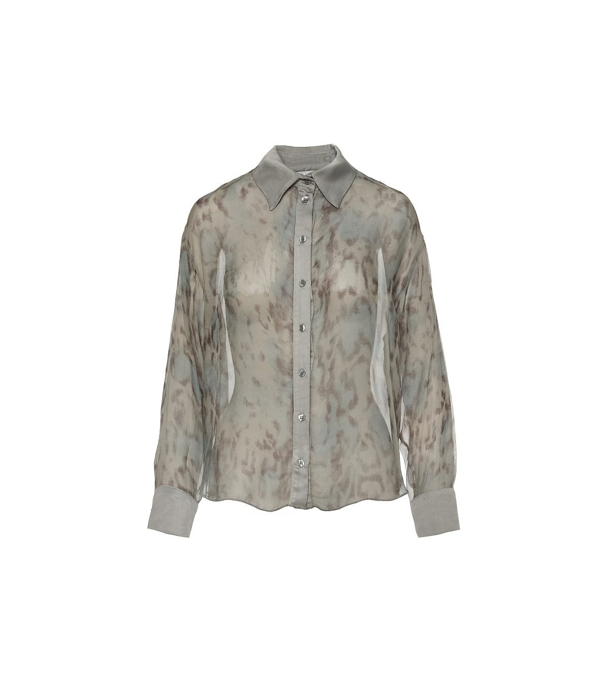 BSB Camisa semitransparente animal print